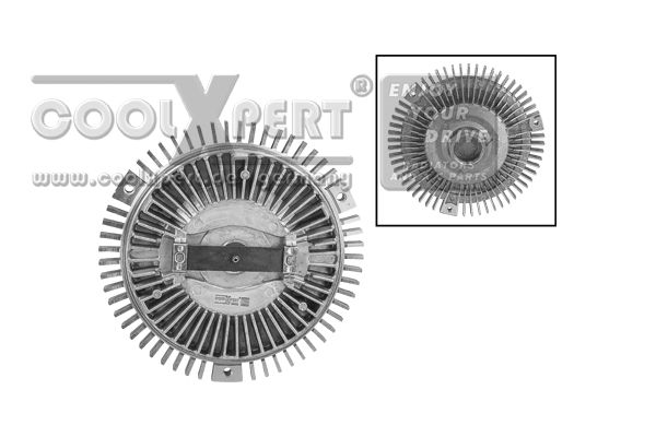 BBR AUTOMOTIVE Сцепление, вентилятор радиатора 001-60-01452
